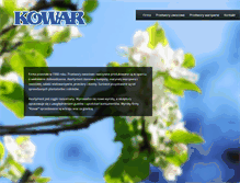 Tablet Screenshot of kowar.com.pl